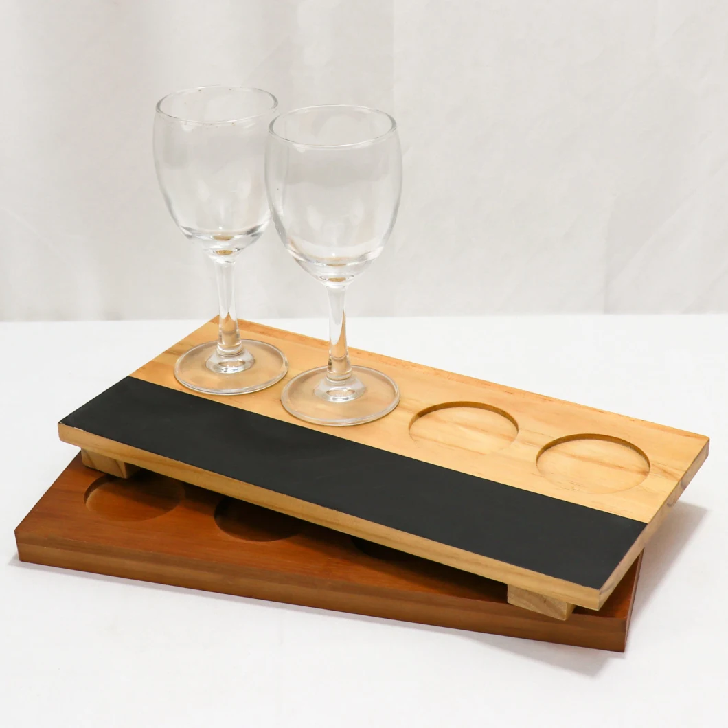 Quality Custom Display Unfinished High Quality Food Serving Unfinished Storage Wooden Tray