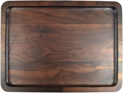 Rectangle Walnut Food Tray Wooden Serving Tray