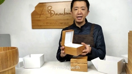 Wholesale Custom Bamboo Box, Square Small Solid Bamboo Wooden Gift Boxes with Lid